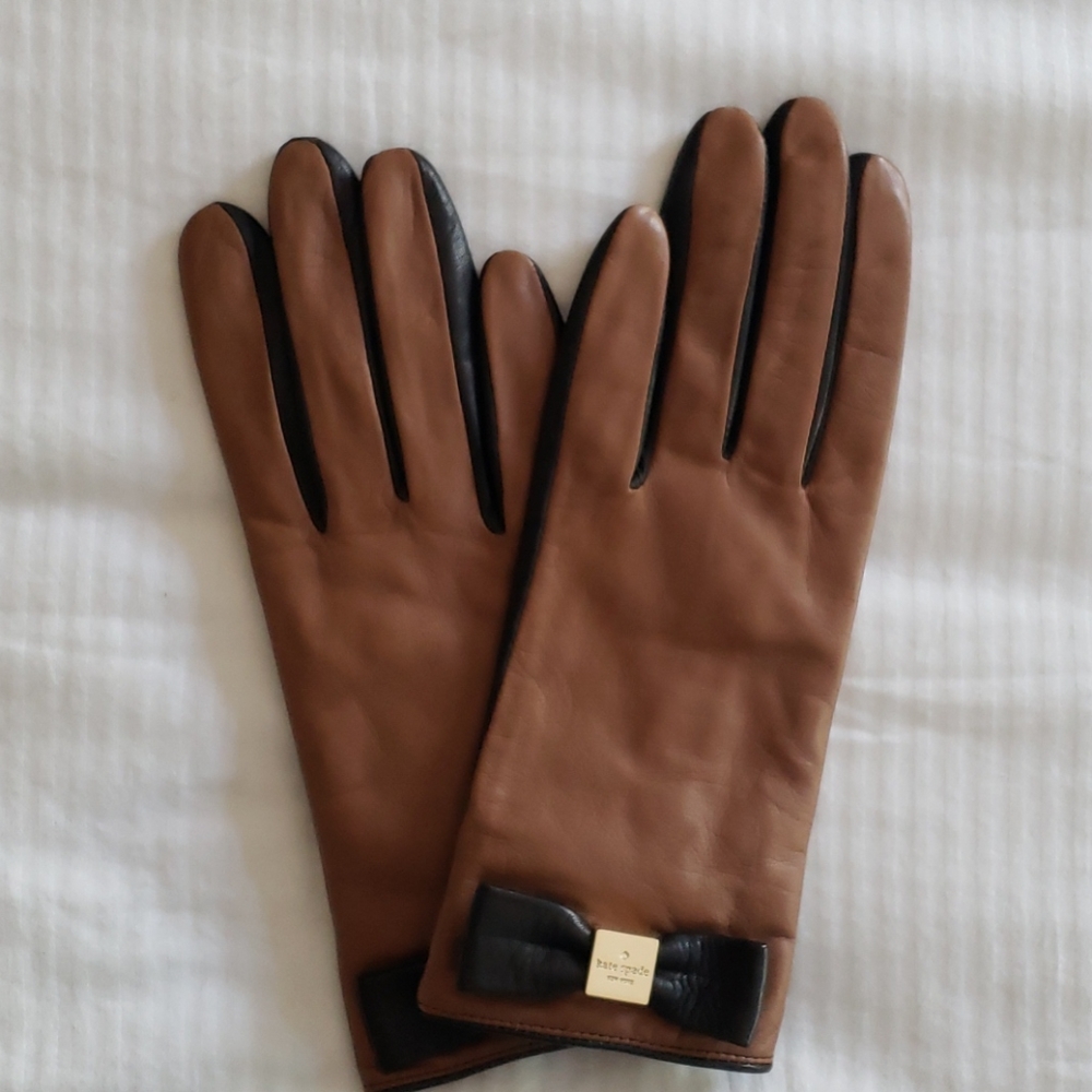 Kate Spade leather gloves